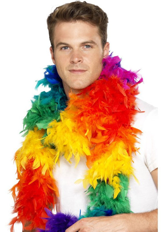 Regenboog Veren Boa