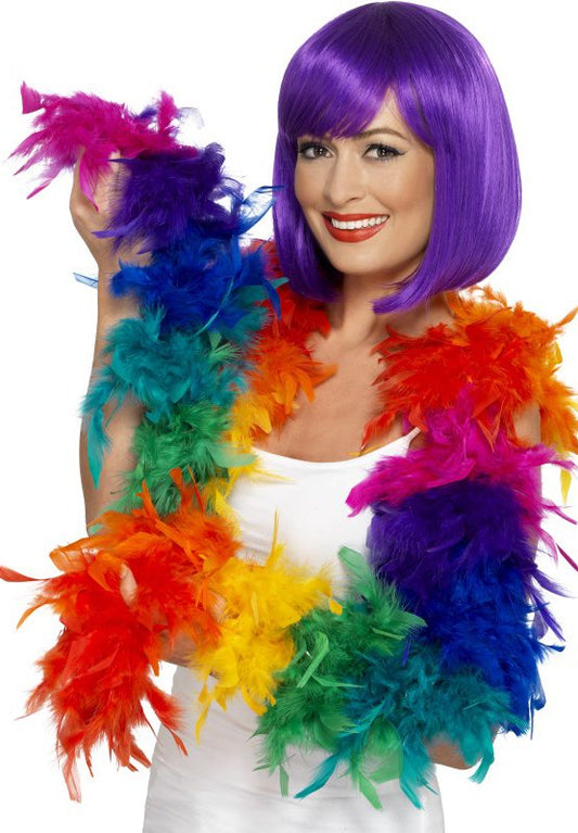 Regenboog Veren Boa