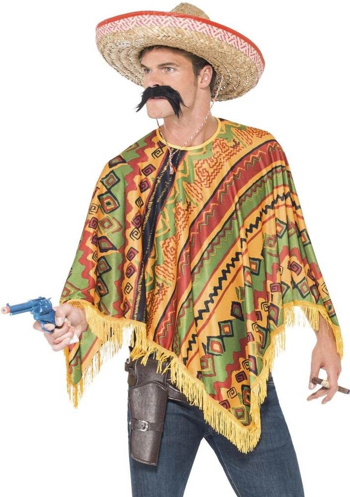 Mexicaanse Poncho Set