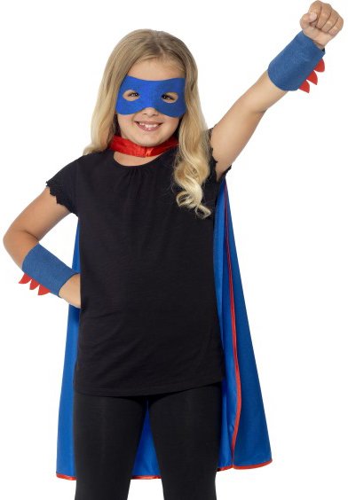 Kinder Cape Superhelden Set