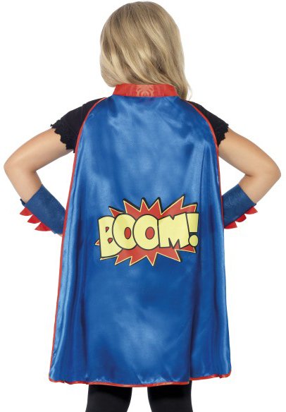 Kinder Cape Superhelden Set