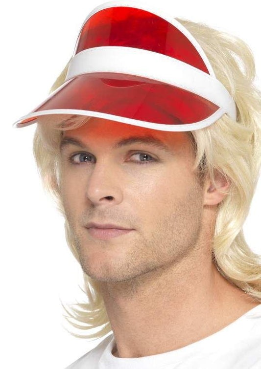 80's Zonneklep Rood