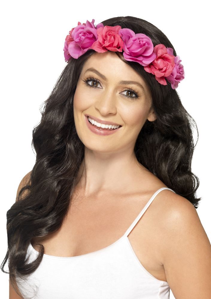 Roze Bloemen Haarband
