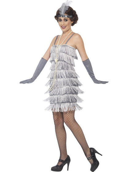 Flapper Costume silver