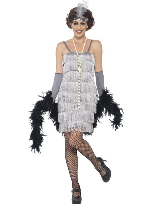 Flapper Costume silver