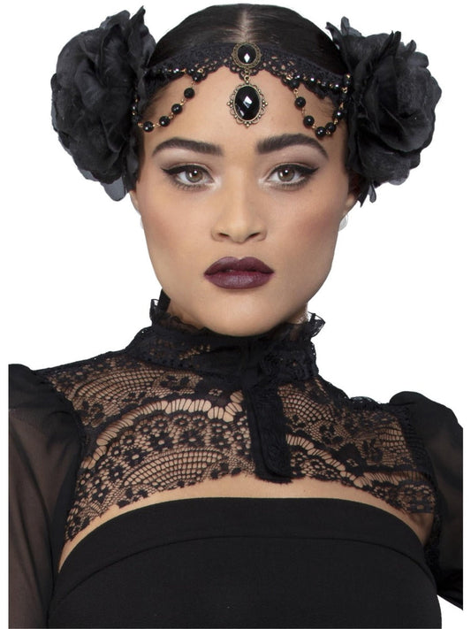 Rose Embellished Headpiece