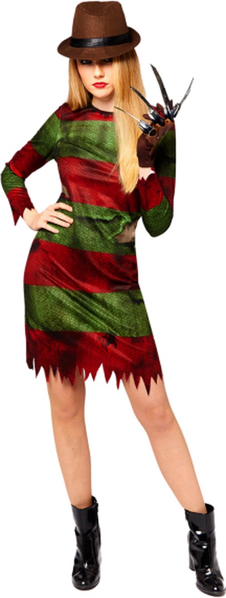 Freddy Krueger Dames Kostuum