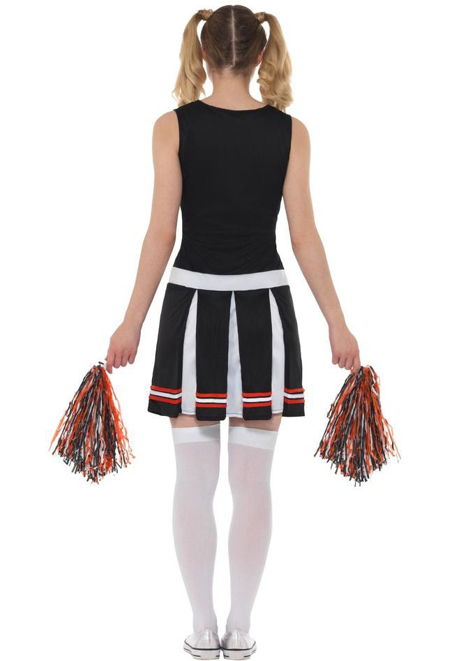 Zwart Cheerleader Jurkje