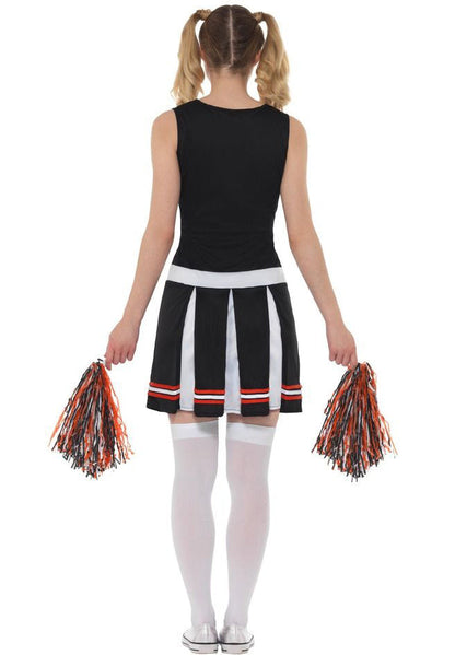 Zwart Cheerleader Jurkje