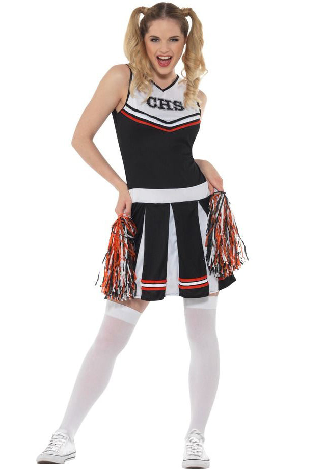 Zwart Cheerleader Jurkje