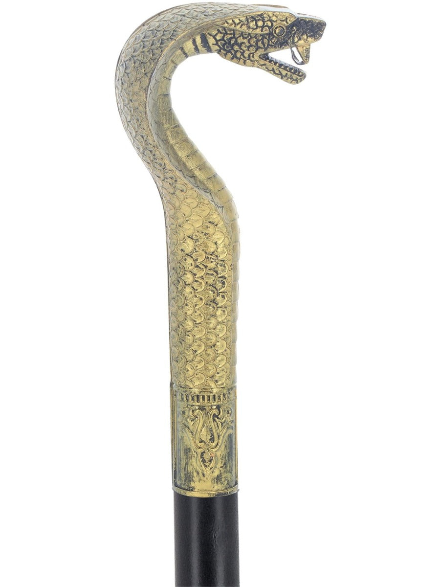 Wandelstok Met Slangenhoofd