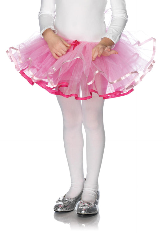 Kids Ribbon Trimmed Tutu