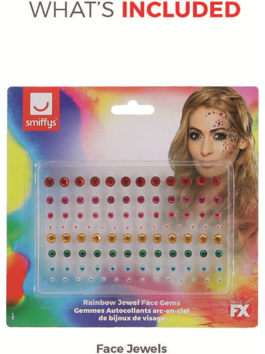 Rainbow Jewel Face Gems