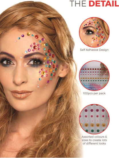 Rainbow Jewel Face Gems