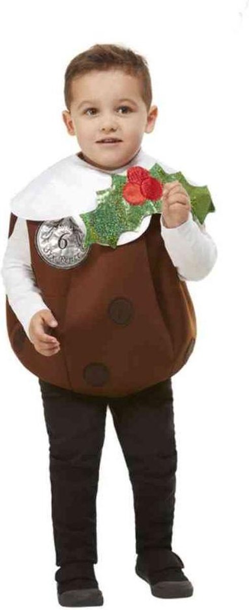 Christmas Pudding 3D Kinder Kostuum - Kids 4-9 jaar