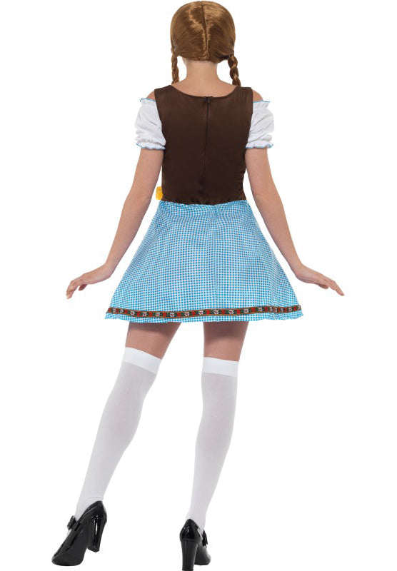 Blauw Dirndl Jurkje