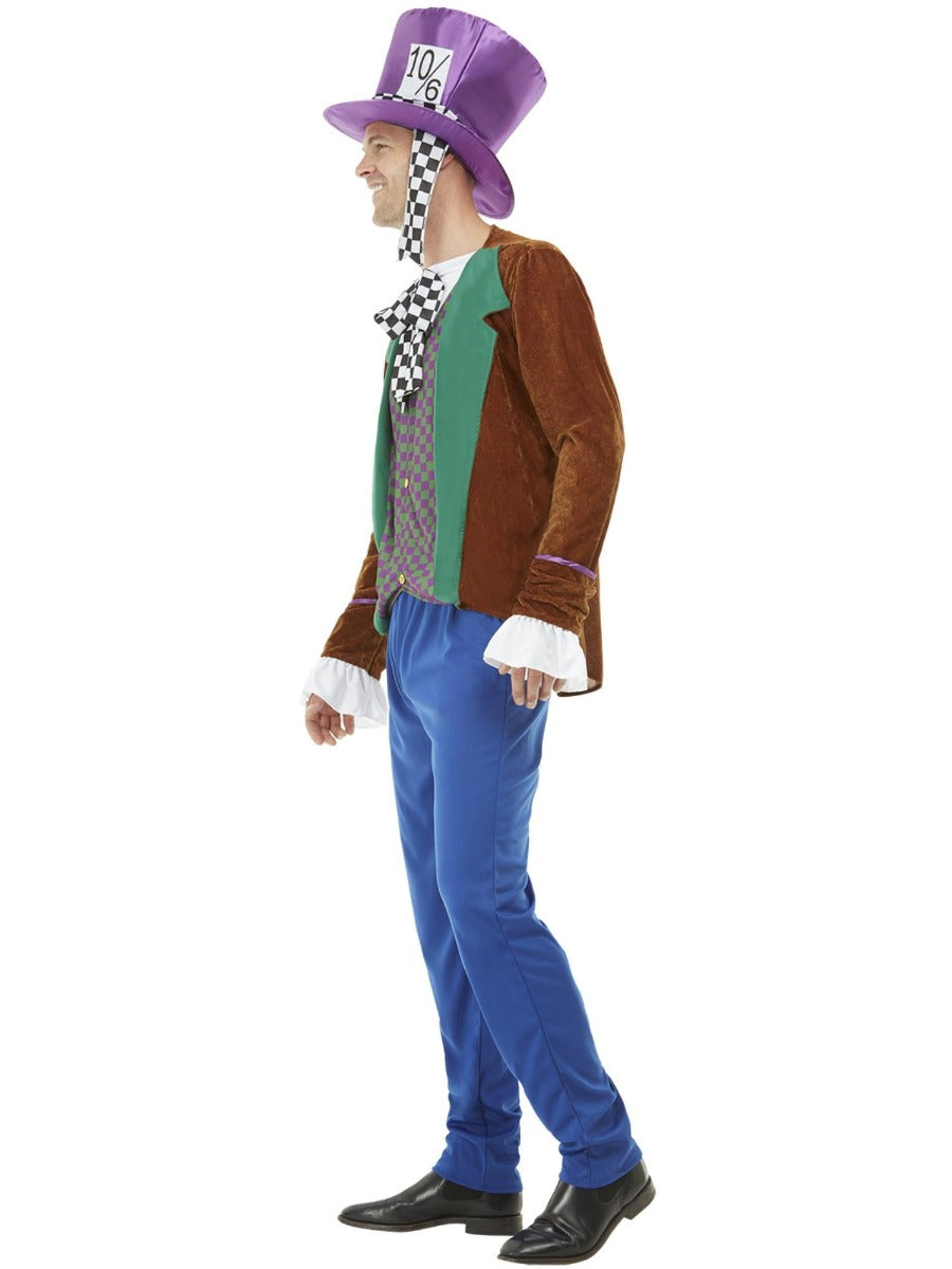 Mad Hatter Costume Multi Coloured