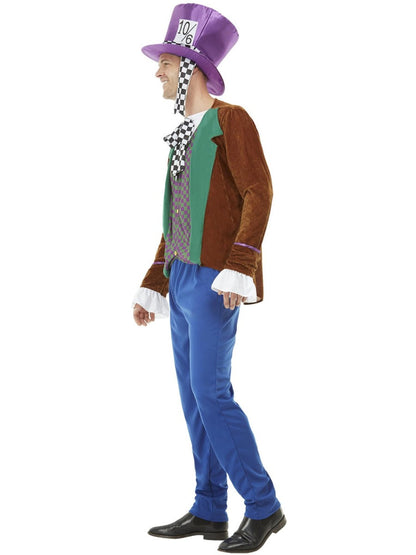 Mad Hatter Costume Multi Coloured