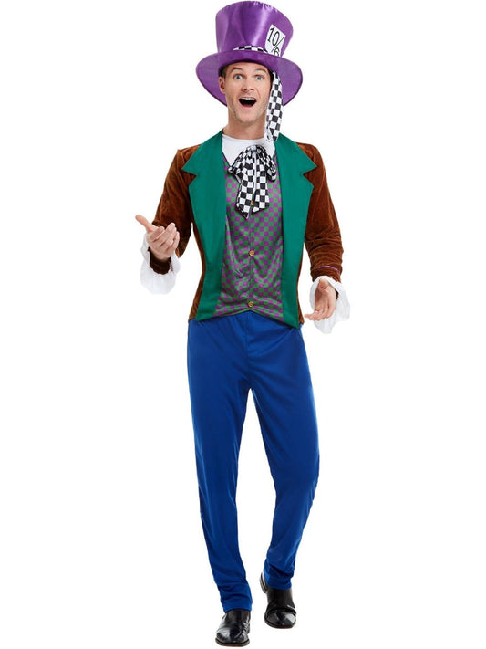 Mad Hatter Costume Multi Coloured