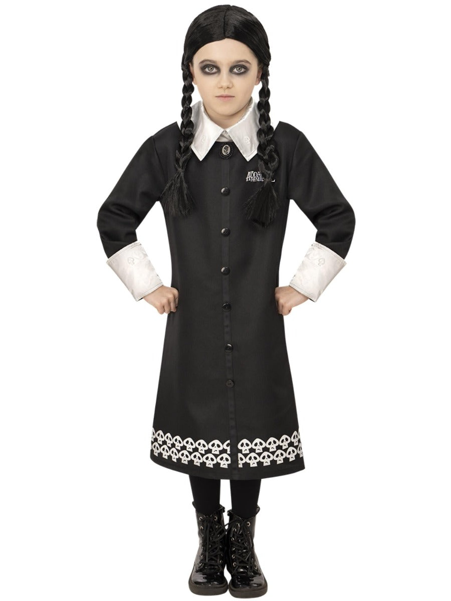 Girls Addams Family Wednesday Costume