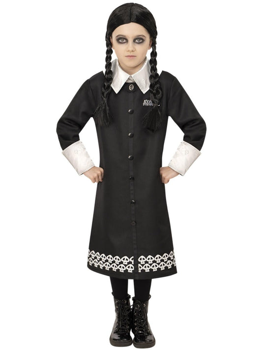 Girls Addams Family Wednesday Costume