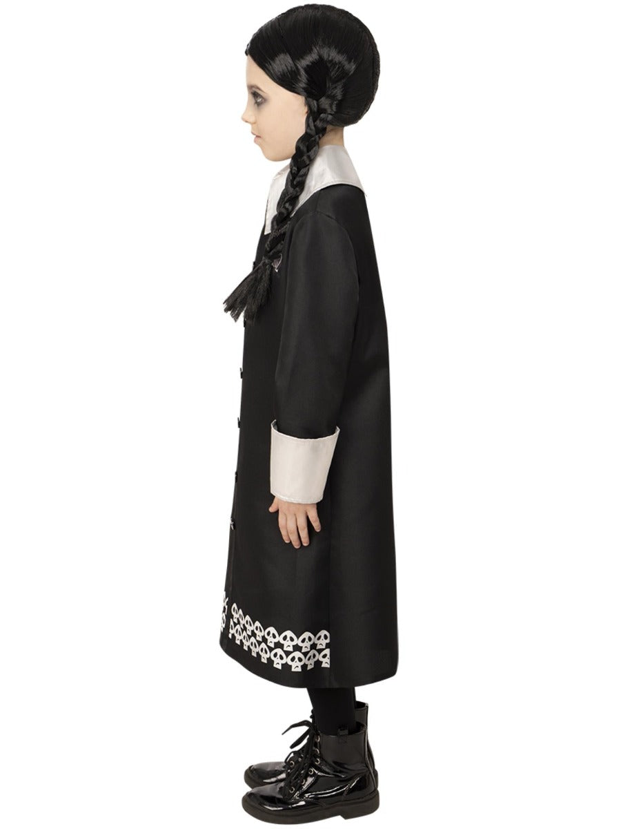 Girls Addams Family Wednesday Costume