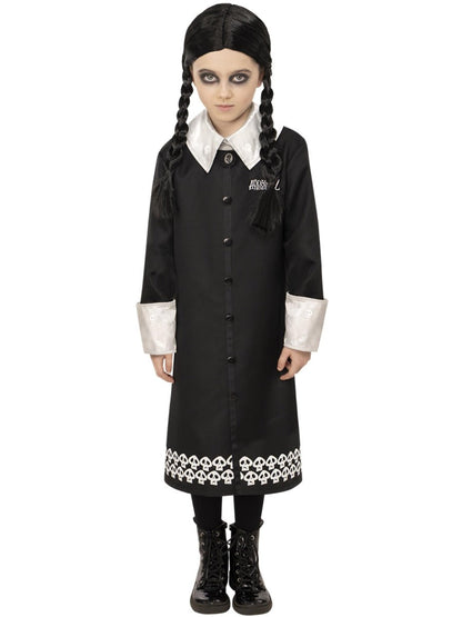 Girls Addams Family Wednesday Costume