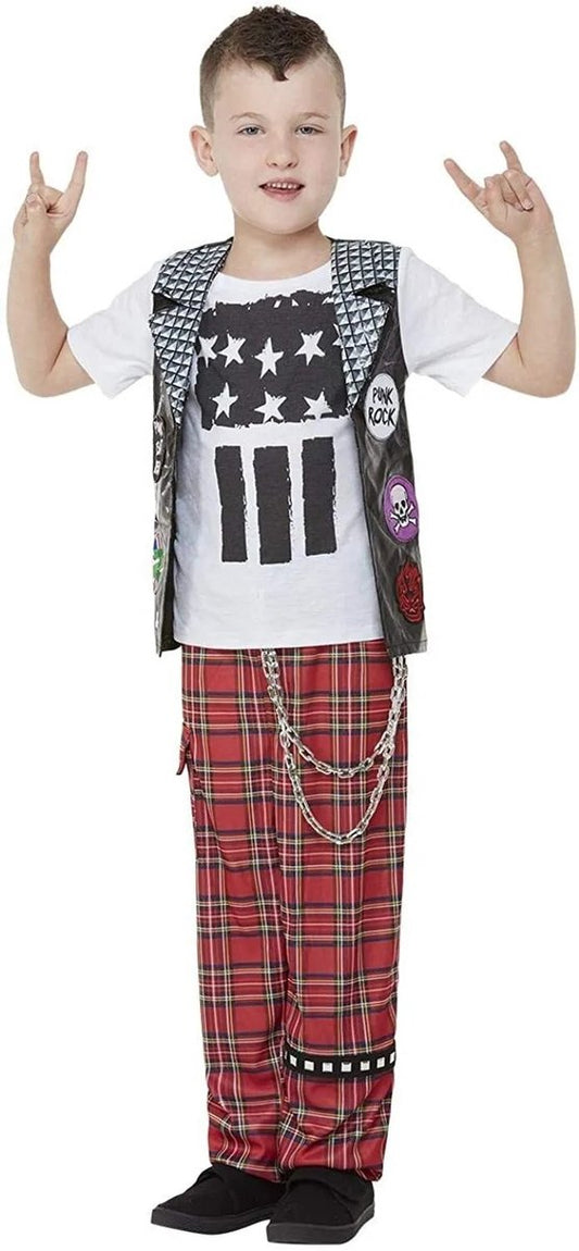 Punk Rocker Kinder Kostuum