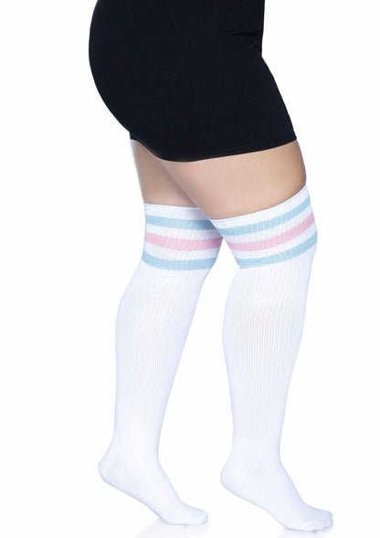 Plus Over The Knee Athletic Socks