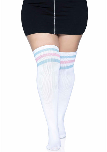Plus Over The Knee Athletic Socks