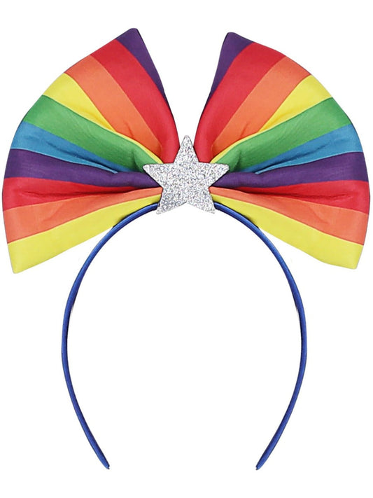 Rainbow Flag Bow Headband