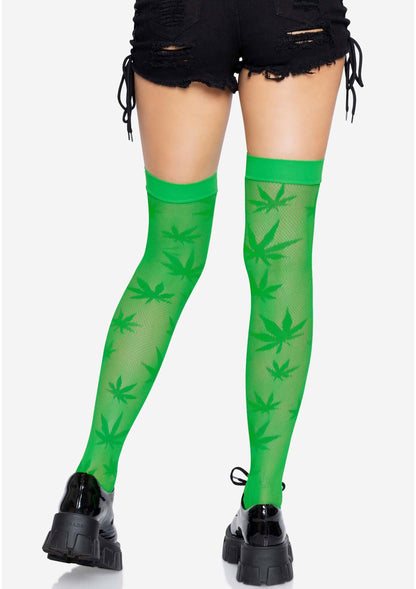 420 Net Thigh Highs