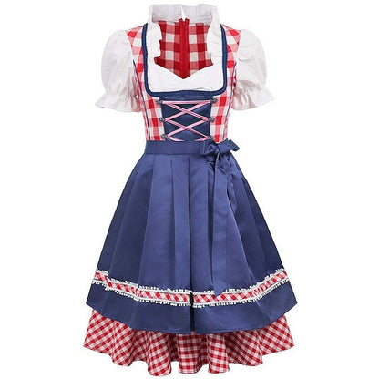 Dirndljurk Edelweiss Rood