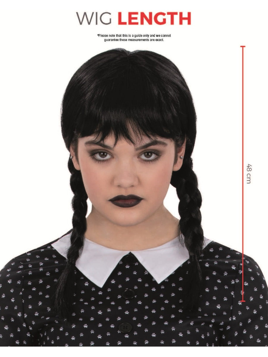 Wednesday wig Kids