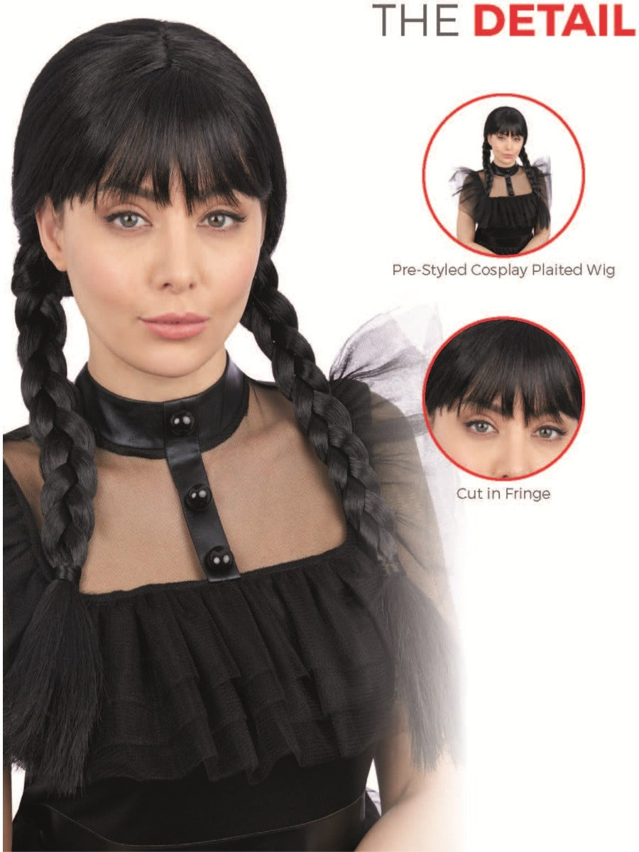 Adult Gothic School Girl Wig