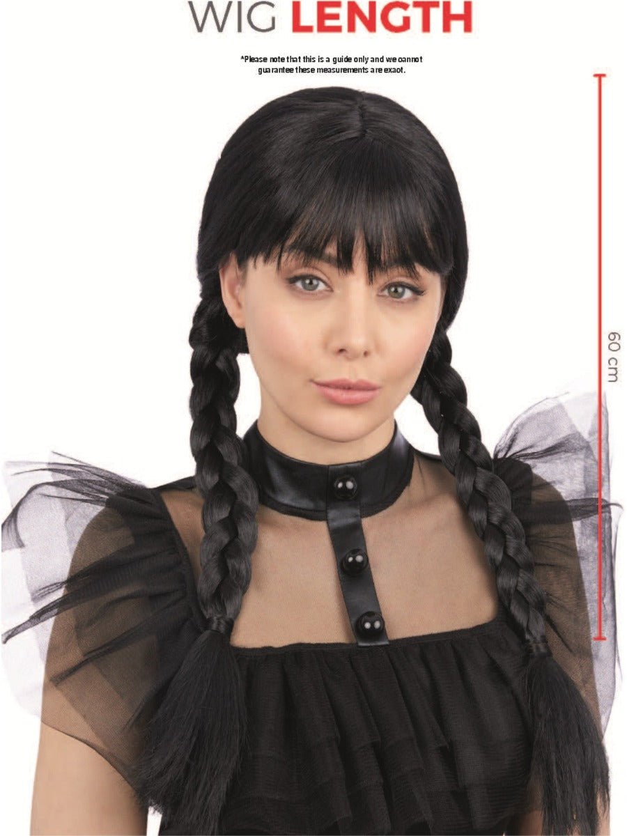 Adult Gothic School Girl Wig