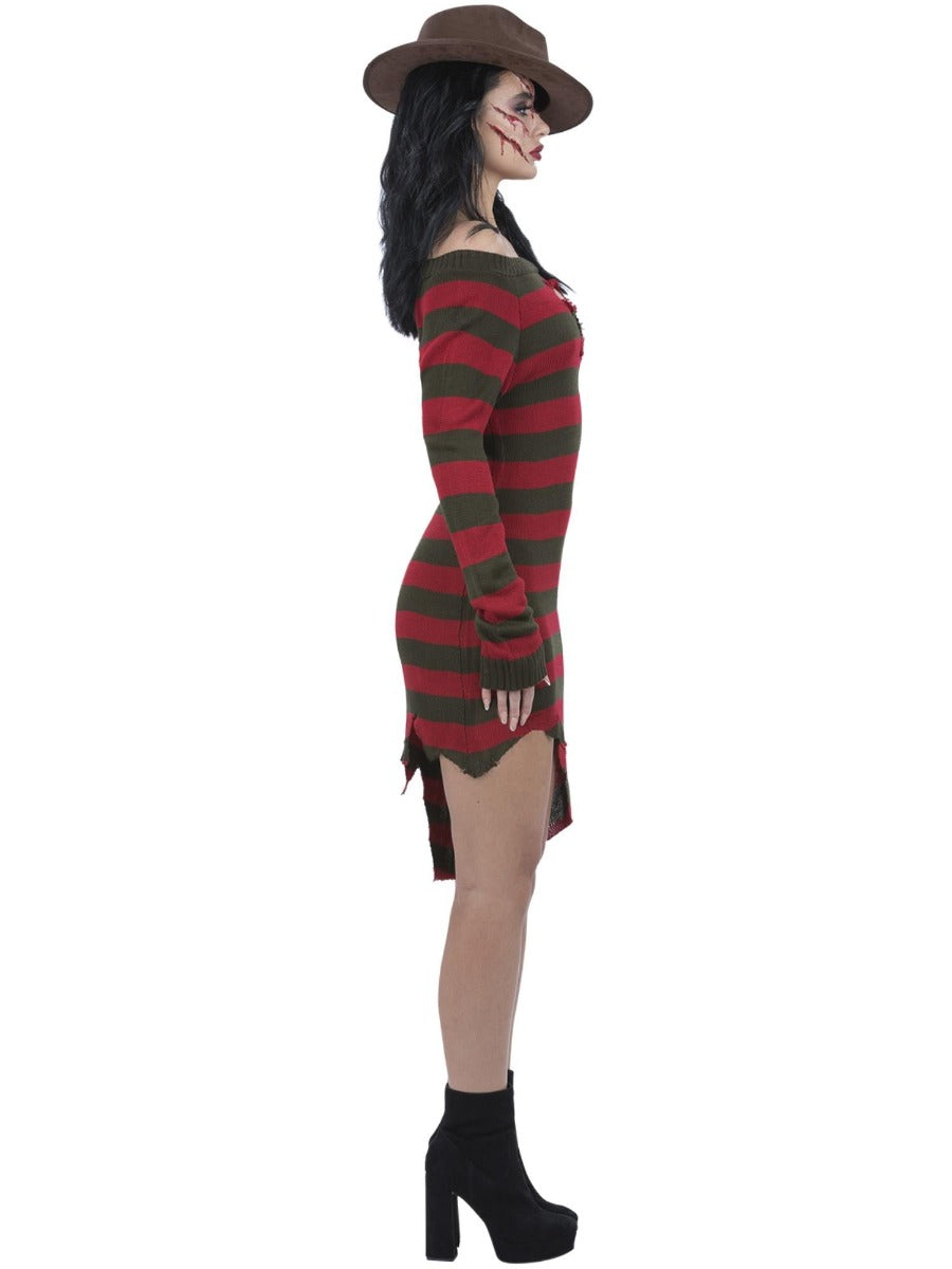 A Nightmare On Elm Street Freddy Krueger Dames Kostuum