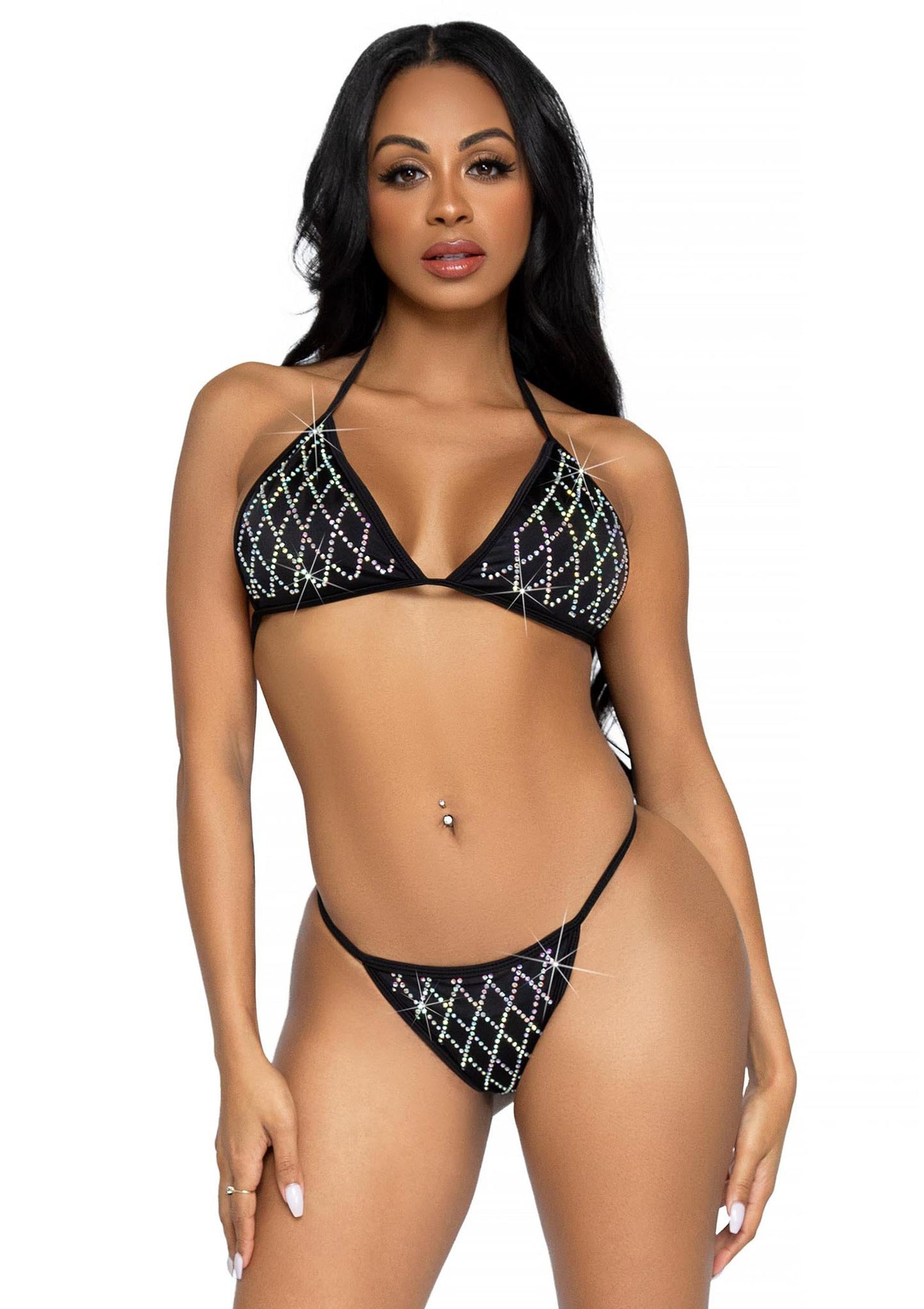 Domino Bikini Top and Brazilian String
