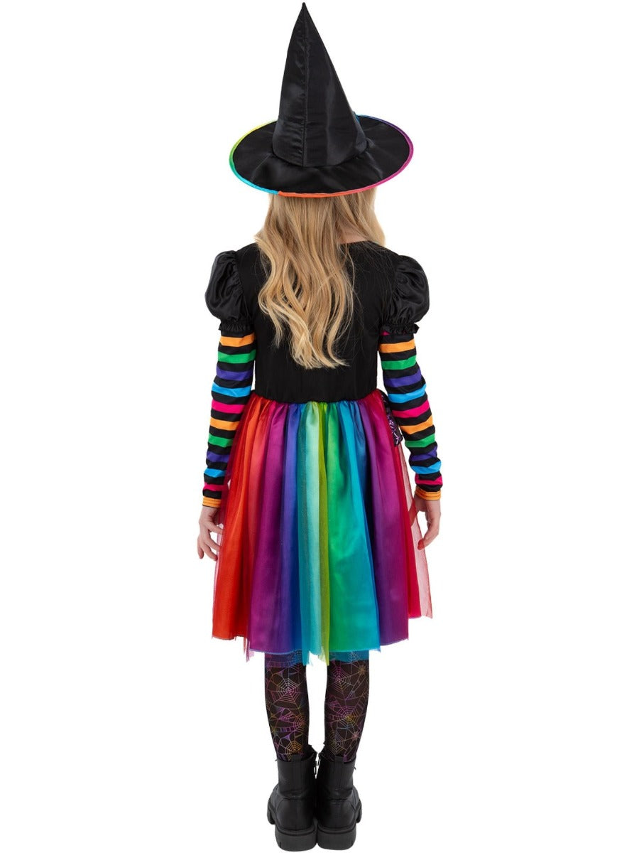 Rainbow Witch Costume kids