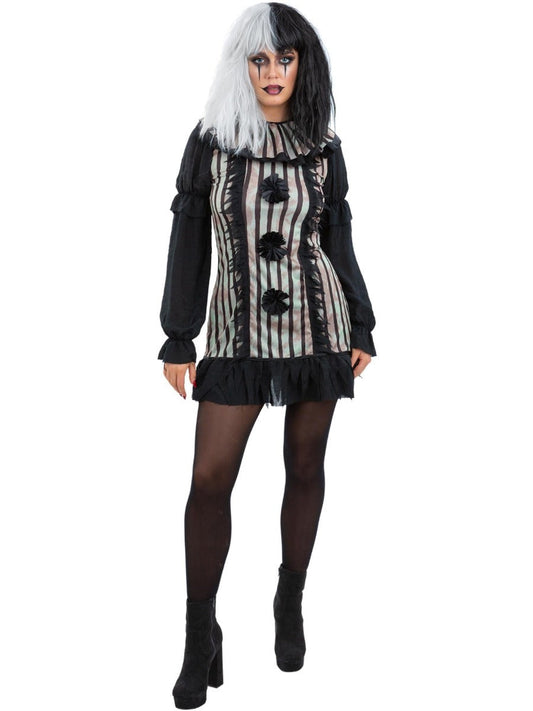 Dark Vintage Clown Costume Woman