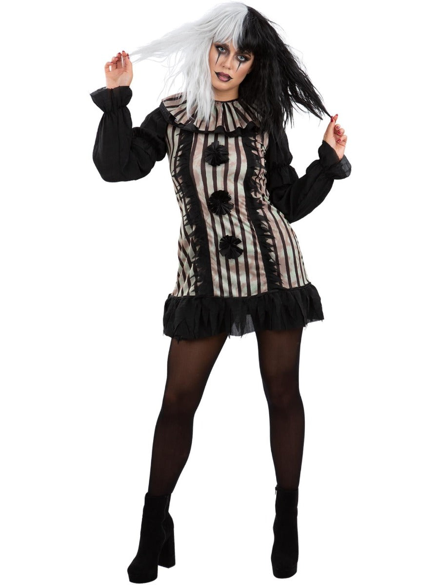 Dark Vintage Clown Costume Woman