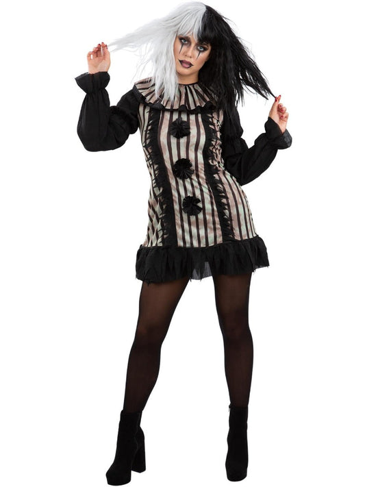 Dark Vintage Clown Costume Woman