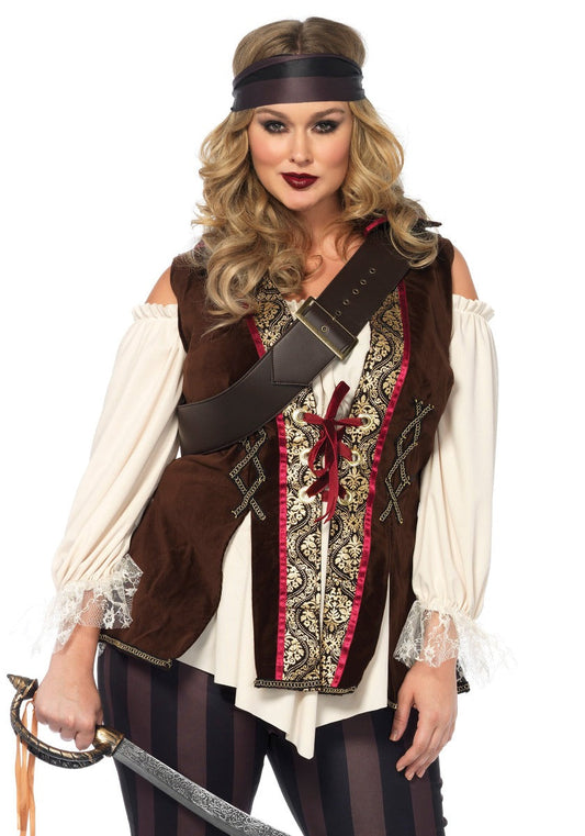 Plus Captain Blackheart Shirt and Leggings