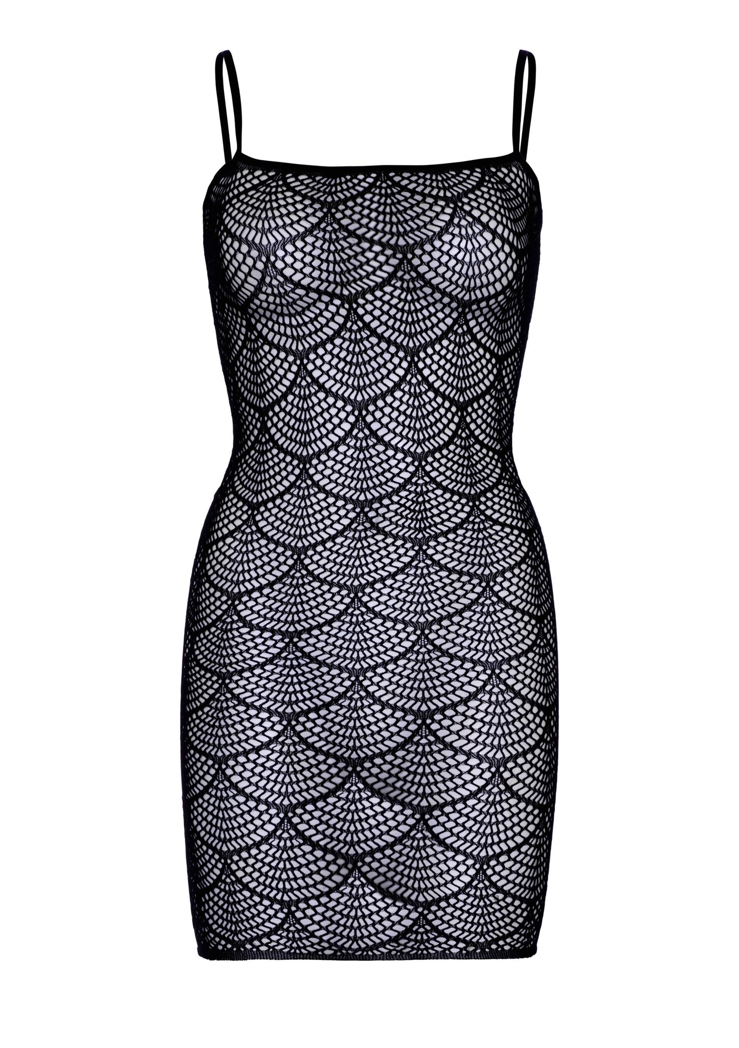 Shell Net Mini Dress