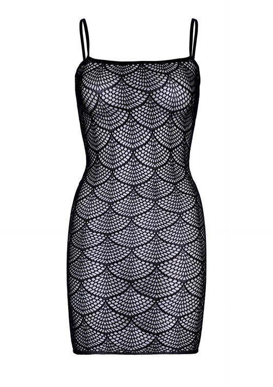 Shell Net Mini Dress