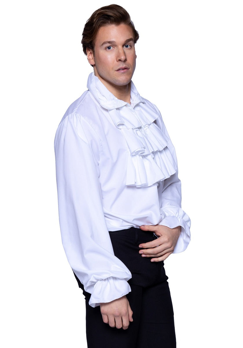Ruffle front shirt