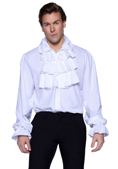 Ruffle front shirt