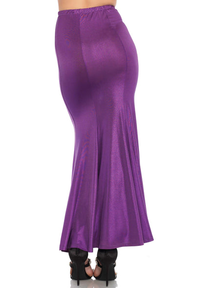 Plus Shimmer Mermaid Skirt