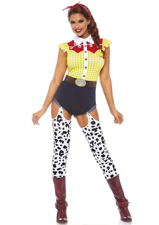 Giddy Up Cowgirl Romper