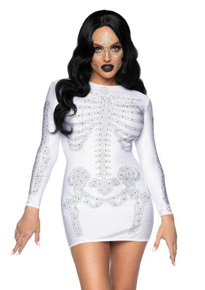 Rhinestone Skeleton Dress